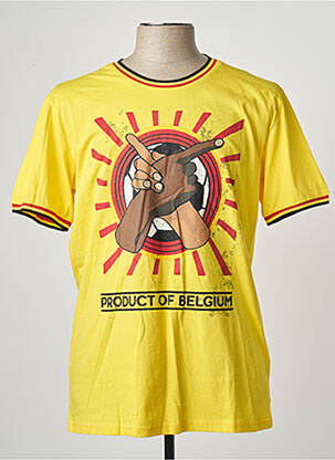 Tricou galben ZEB STYLE LAB  bărbat