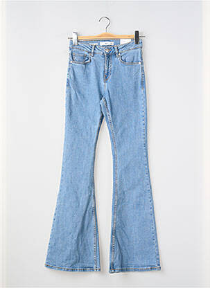 Blugi cu croială evazată albastru MANGO femeie