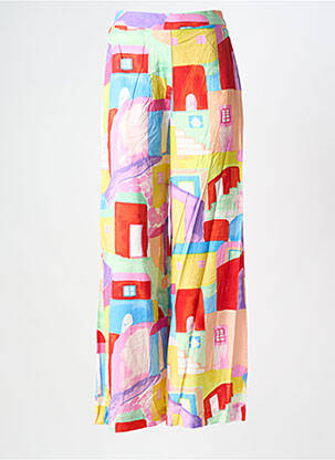 Pantalon larg galben NUMPH femeie