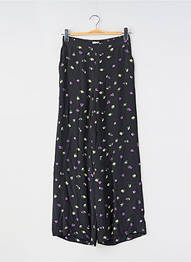 Pantalon larg negru ICHI femme