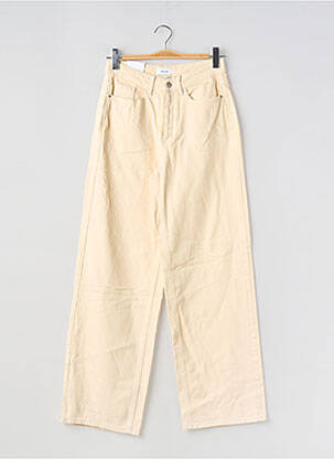 Blugi cu croială largă bej VILA femeie