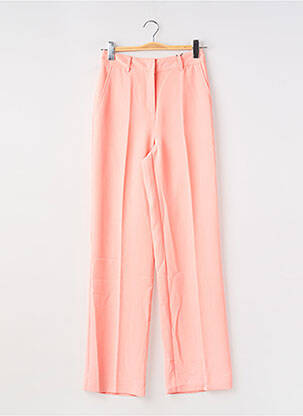 Pantalon drept roz CKS femeie