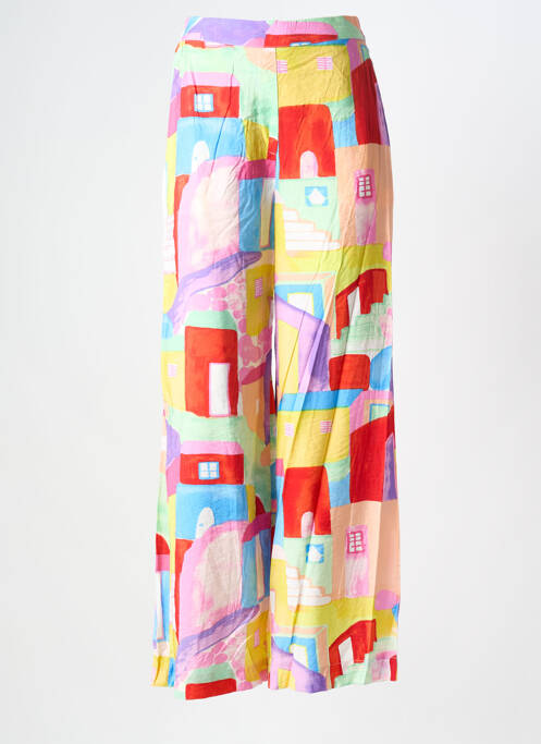 Pantalon larg galben NUMPH femeie