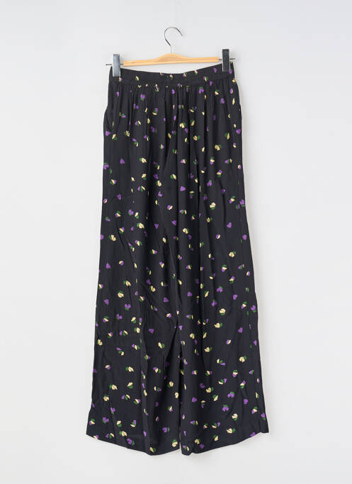 Pantalon larg negru ICHI femeie