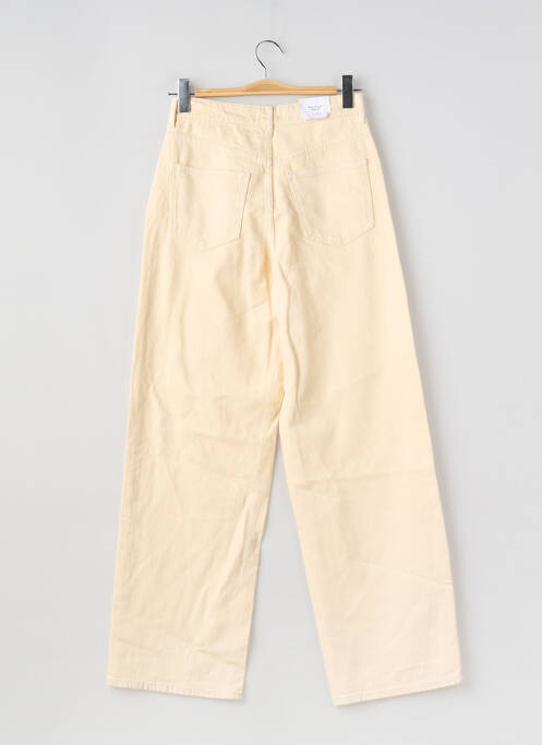 Blugi cu croială largă bej VILA femeie