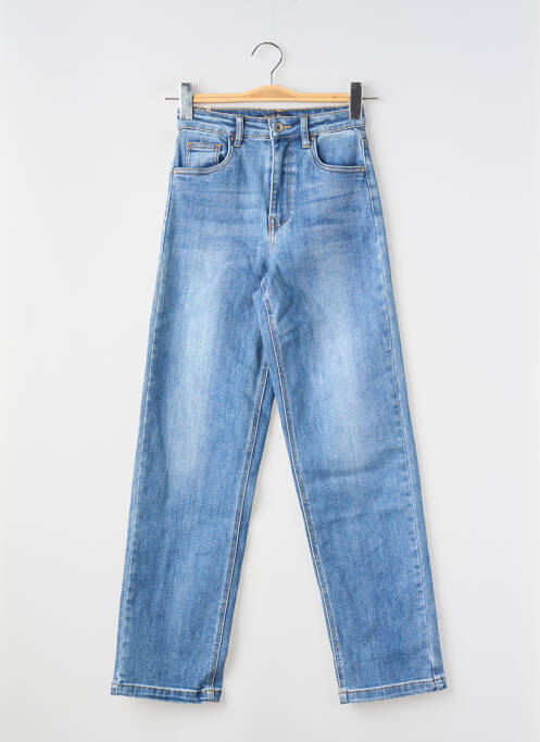 Blugi cu croială dreaptă albastru TOXIK3 femeie