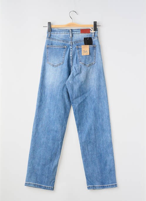 Blugi cu croială dreaptă albastru TOXIK3 femeie