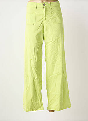 Pantalon larg verde AMELIE & AMELIE femeie