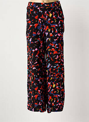 Pantalon larg negru ICHI femeie