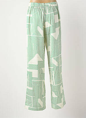 Pantalon 7/8 verde TERRE BLEUE femeie