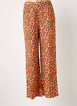 Pantalon evazat portocalie VILA femeie