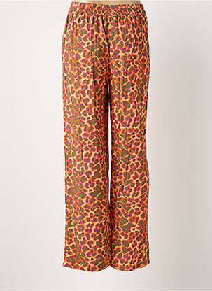 Pantalon evazat portocalie VILA femeie