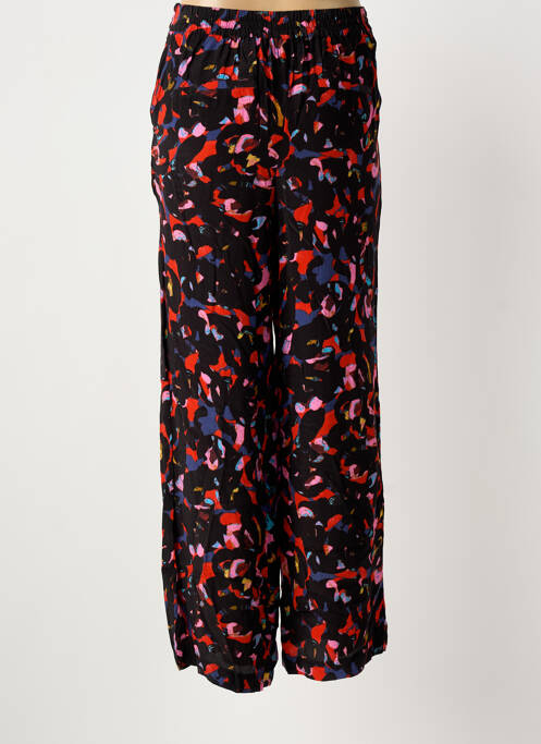 Pantalon larg negru ICHI femeie