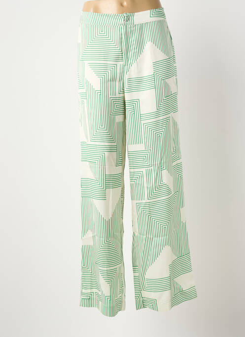 Pantalon 7/8 verde TERRE BLEUE femeie