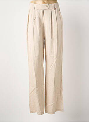 Pantalon larg bej AMELIE & AMELIE femeie