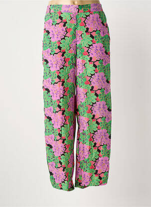 Pantalon drept violet GOLD & SILVER femeie