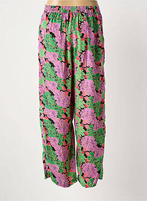 Pantalon drept violet GOLD & SILVER femeie