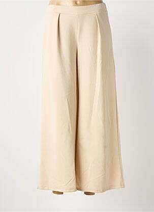 Pantalon evazat bej TERRA DI SIENA femeie