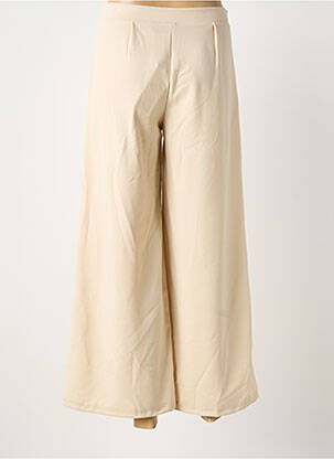 Pantalon evazat bej TERRA DI SIENA femeie