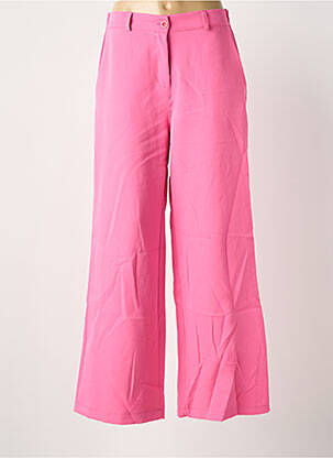 Pantalon drept roz TERRA DI SIENA femeie