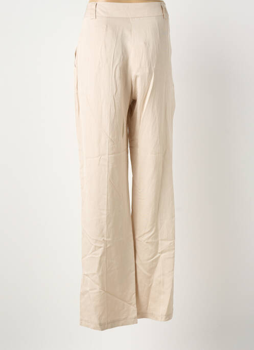Pantalon larg bej AMELIE & AMELIE femeie