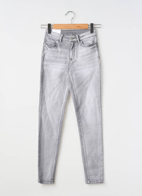 Blugi cu croială slim albastru VILA femeie