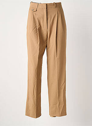 Pantalon drept maro MANGO femeie