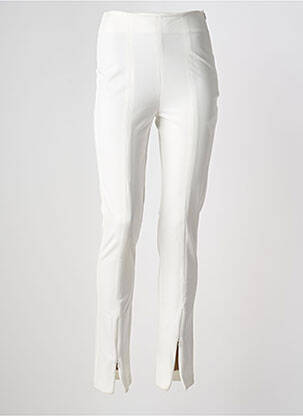 Pantalon drept alb MORGAN femeie