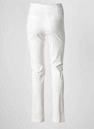Pantalon drept alb MORGAN femeie