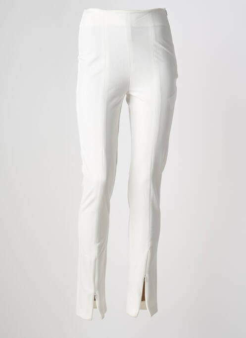 Pantalon drept alb MORGAN femeie