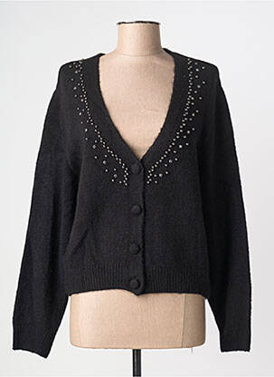 Vestă cu mâneci lungi negru MANGO femeie