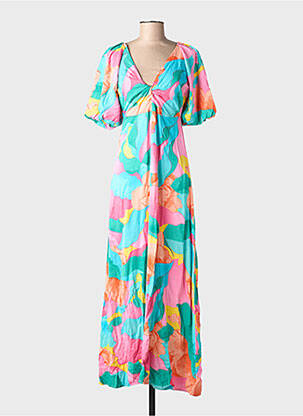 Rochie midi roz VILA femeie