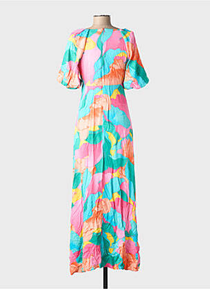 Rochie midi roz VILA femeie