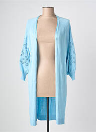 Vestă cu mâneci scurte albastru ATMOSFASHION femme