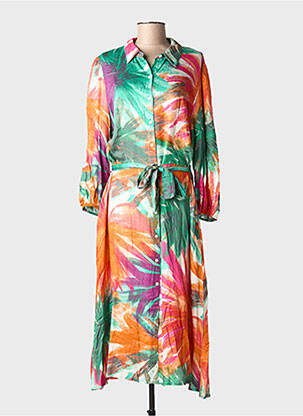 Rochie lungă portocalie AMELIE & AMELIE femeie