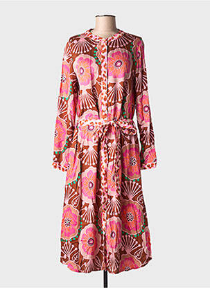 Rochie lungă roz MILANO femeie