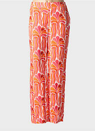 Pantalon evazat portocaliu TRICOBEL femme