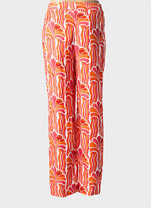 Pantalon evazat portocalie TRICOBEL femeie