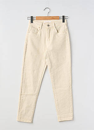 Blugi cu croială slim bej TOXIK3 femeie