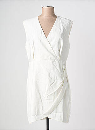 Rochie scurtă alb MANGO femeie