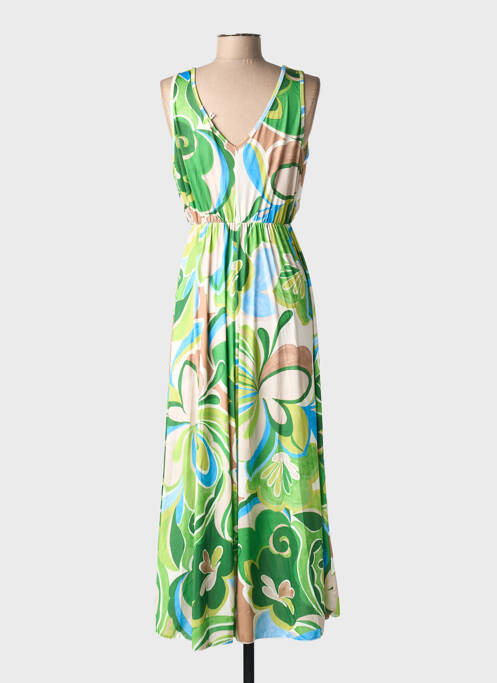 Rochie lungă verde TERRA DI SIENA femeie