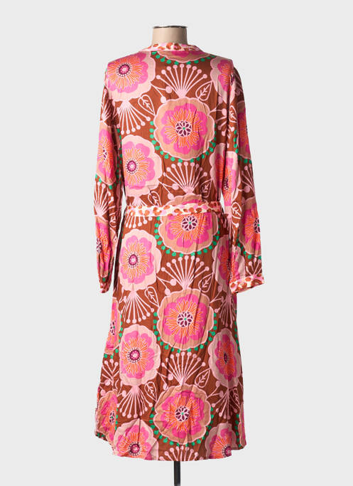 Rochie lungă roz MILANO femeie