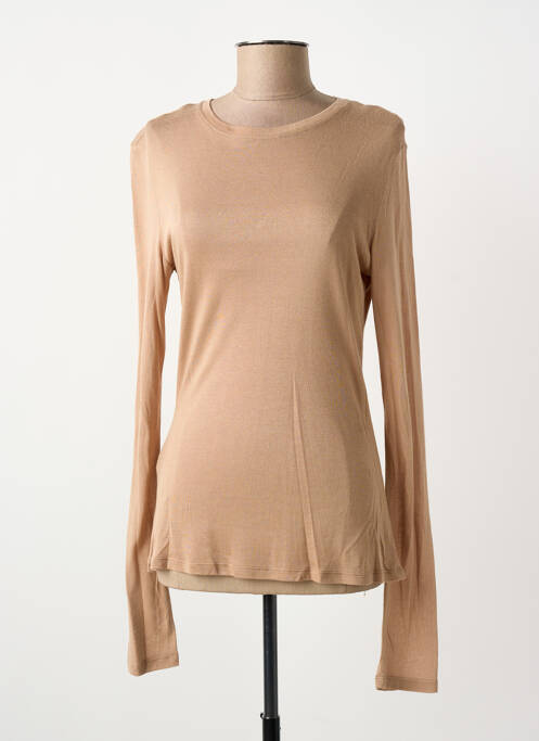 Tricou bej MANGO femeie