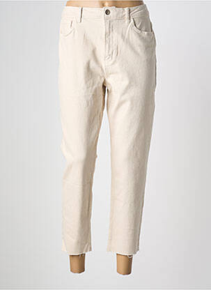 Blugi croială Mom bej ONLY femeie