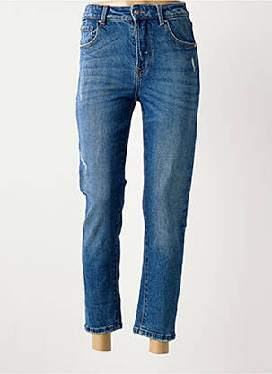 Blugi cu croială dreaptă albastru ONLY femeie