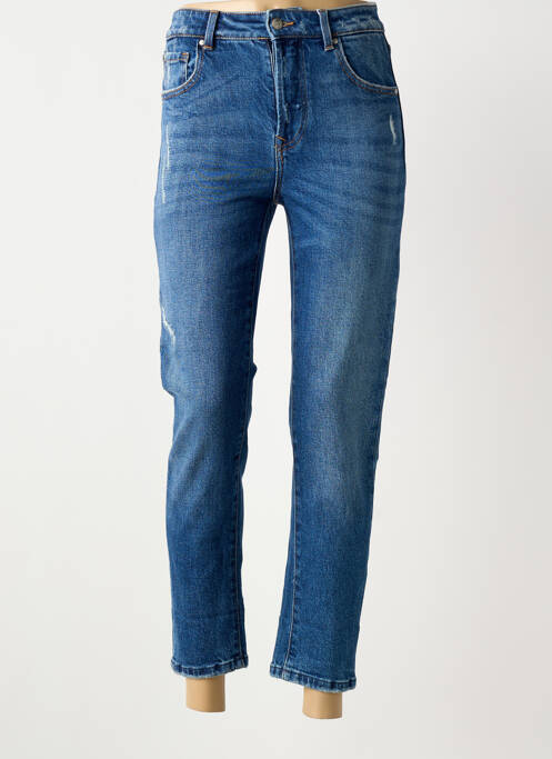 Blugi cu croială dreaptă albastru ONLY femeie