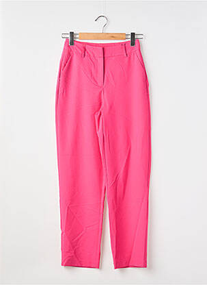 Pantalon drept roz VERO MODA femeie