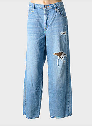 Blugi cu croială dreaptă albastru LEVIS femeie