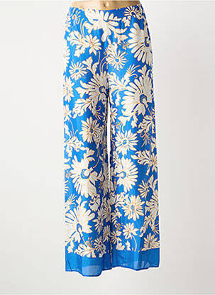 Pantalon evazat albastru ATMOSFASHION femeie