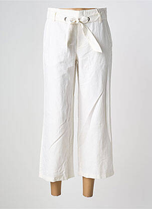 Pantalon larg alb ESPRIT femeie